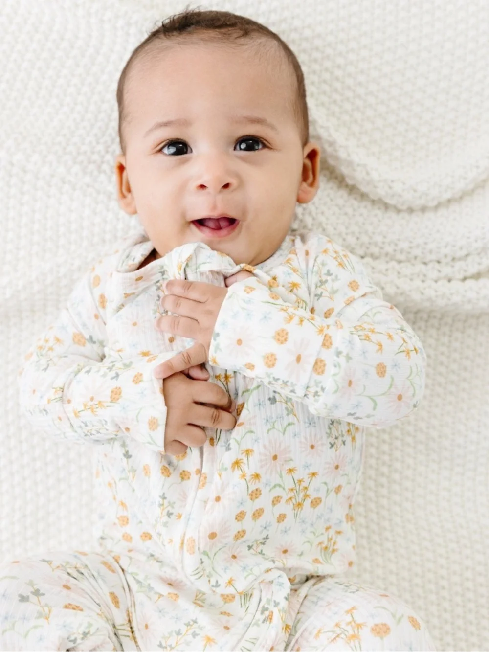 Bundle of 2 Brave Little Ones Zip-Up Ribbed Pajamas - 12 Mo